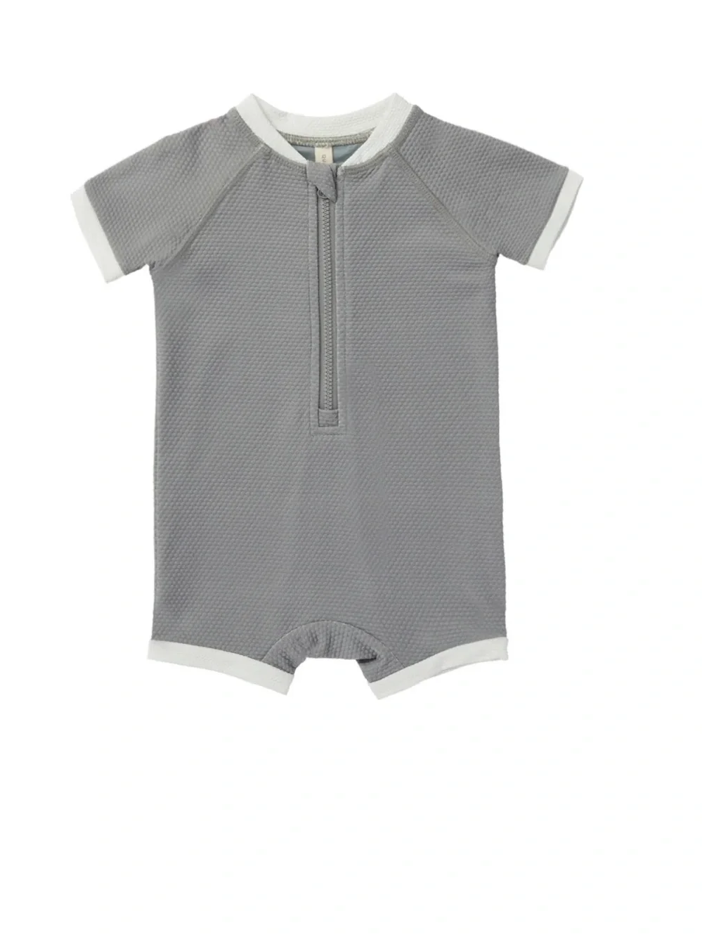 QUINCY MAE ZIP RASHGUARD ONE-PIECE LAGOON ~ Size 18-24M